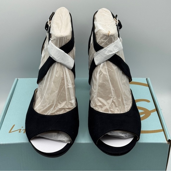 LifeStride Allison Black Block Heel Sandals 11M - Picture 2 of 6